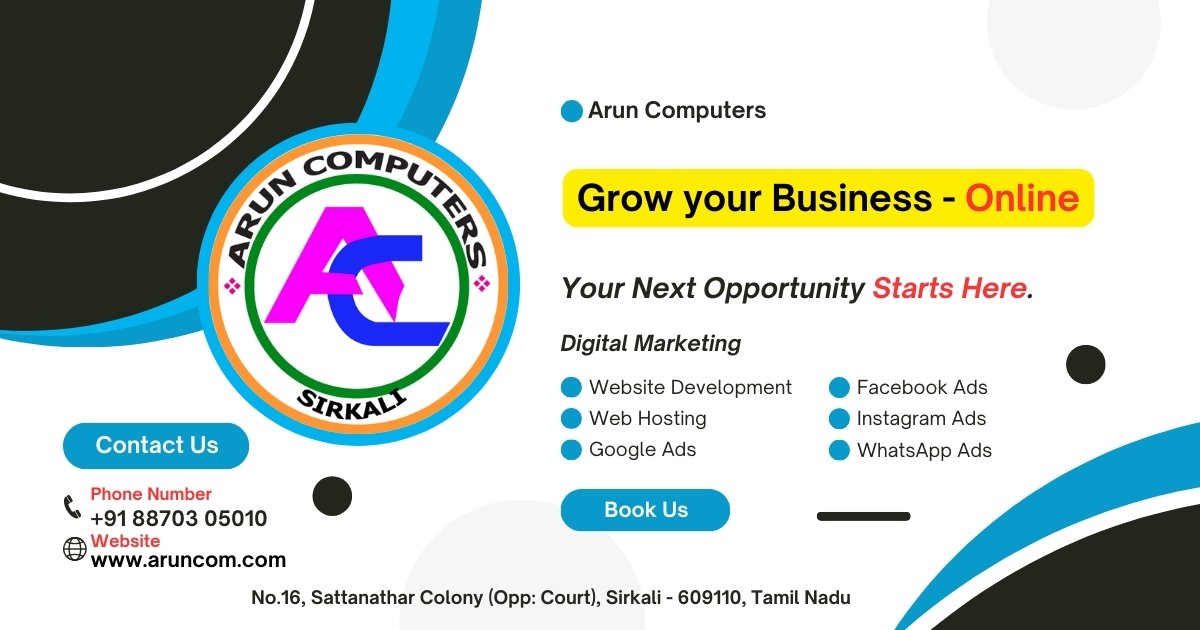 Arun Computers – Complete IT Solution – Since 1995